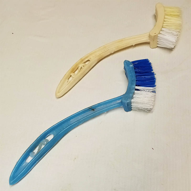Multi-Purpose Bend Small-Size Cleaning Soft Brush ( Random Colors )