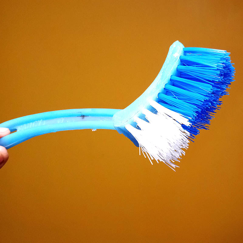 Multi-Purpose Bend Small-Size Cleaning Soft Brush ( Random Colors )