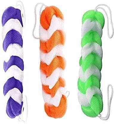 Multi-Color Long Bath Shower MESH Foam Sponge Body Loofa Belt