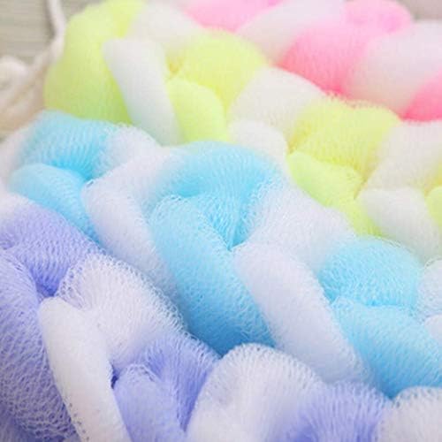 Multi-Color Long Bath Shower MESH Foam Sponge Body Loofa Belt