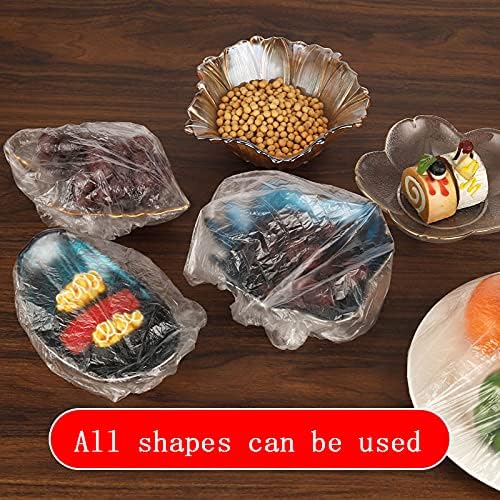 Pack Of 100pcs Disposable Elastic Stretchable Food Cover & Multipurpose Wrap