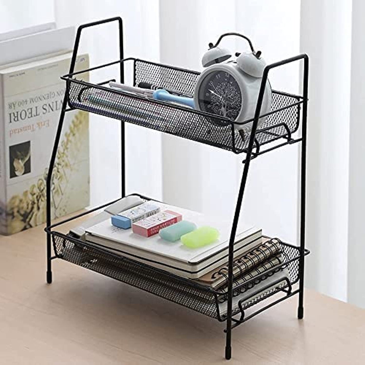 Metal Small Size Rack For Kitchen, Office Or Bathroom