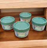 Maxware Pack Of 4pcs Twist Jars 200ml (Random Colors Will be sent)
