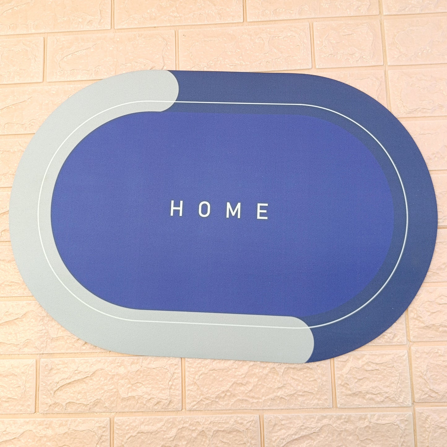 Super Absorbent Rubber Anti slip Door Washroom Mat (Random Colors Will Be Sent)