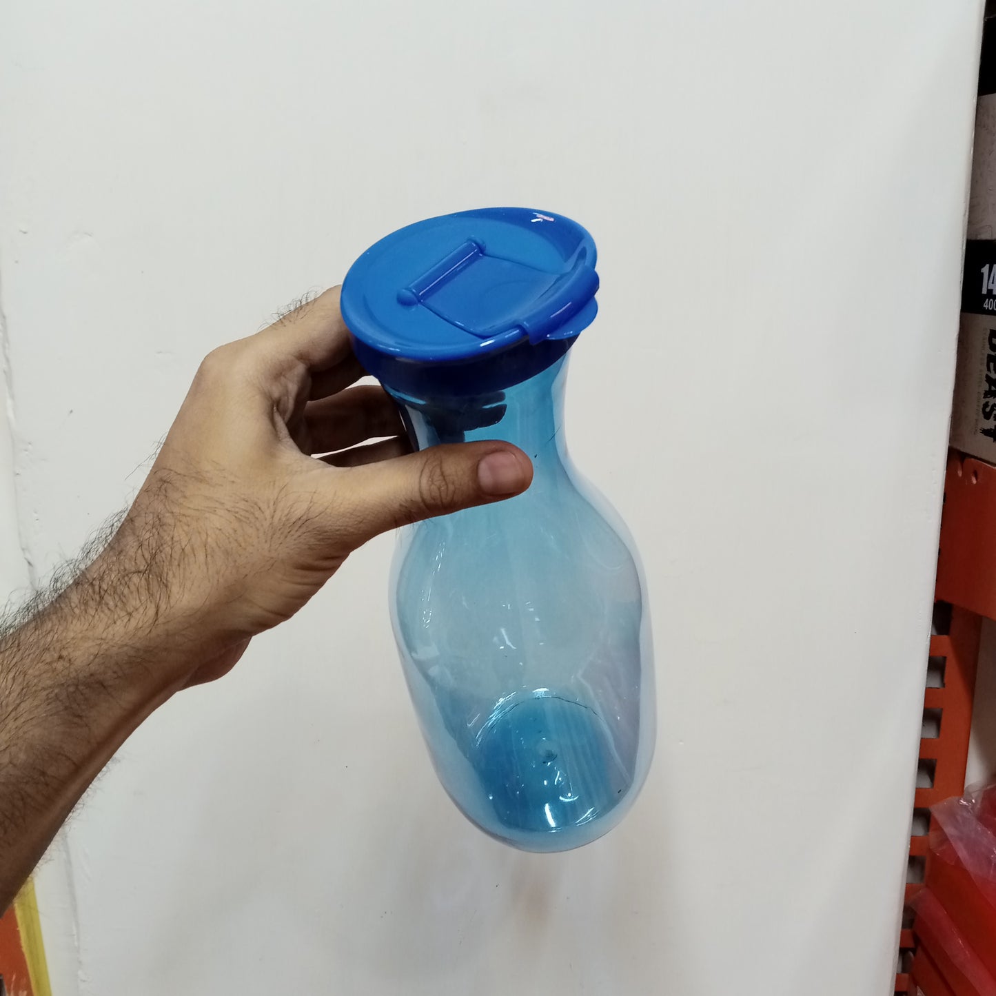 Choice Transparent Plastic 1.7-Litre Pet Kitchen Multi-Purpose Oil & Water Bottle ( Random Colors Will Be Sent )