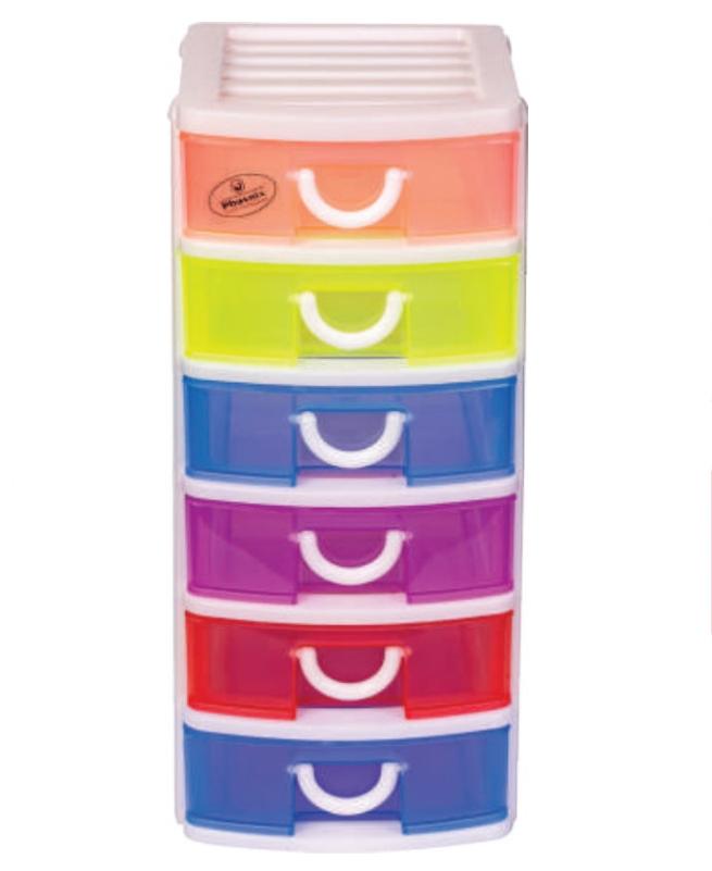 Phoenix Multi-Color 6-Step Jewelry & Stationary Storage Drawer