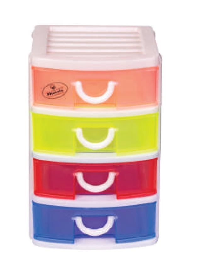 Phoenix Multi-Color 4-Step Jewelry & Stationary Storage Drawer