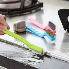 Pack Of 3pcs Multi-Purpose Hard Metal Wire Cleaning Scrubbing Brush Set