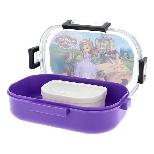 Appollo Kids Magnet School Plastic Tiffin & Lunch-Box With Spoon ( Random Colors )