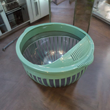 Maxware 1800ml 2 in 1 Plastic Beating Mixer & Drain Bowl Jug Double-Lid ( Random Colors )