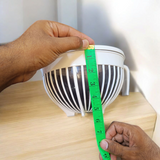 Maxware 1800ml 2 in 1 Plastic Beating Mixer & Drain Bowl Jug Double-Lid ( Random Colors )