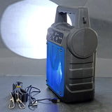 Wireless Big Sound 1200mAh Bluetooth Speaker With LED Light and Solar charging Feature