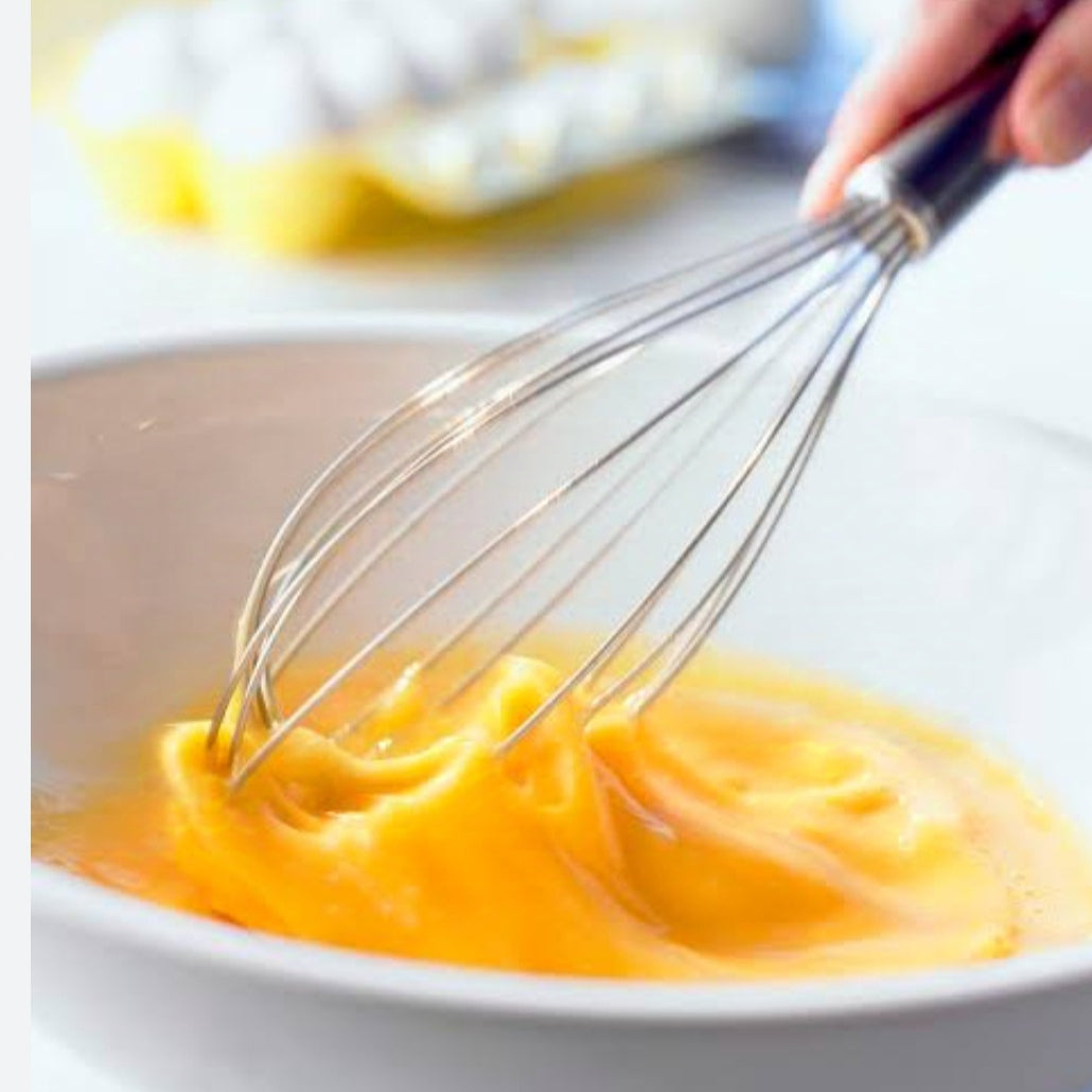 Stainless Steel Egg Beater ( Random Colors Will be sent)