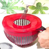 Maxware 1800ml 2 in 1 Plastic Beating Mixer & Drain Bowl Jug Double-Lid ( Random Colors )