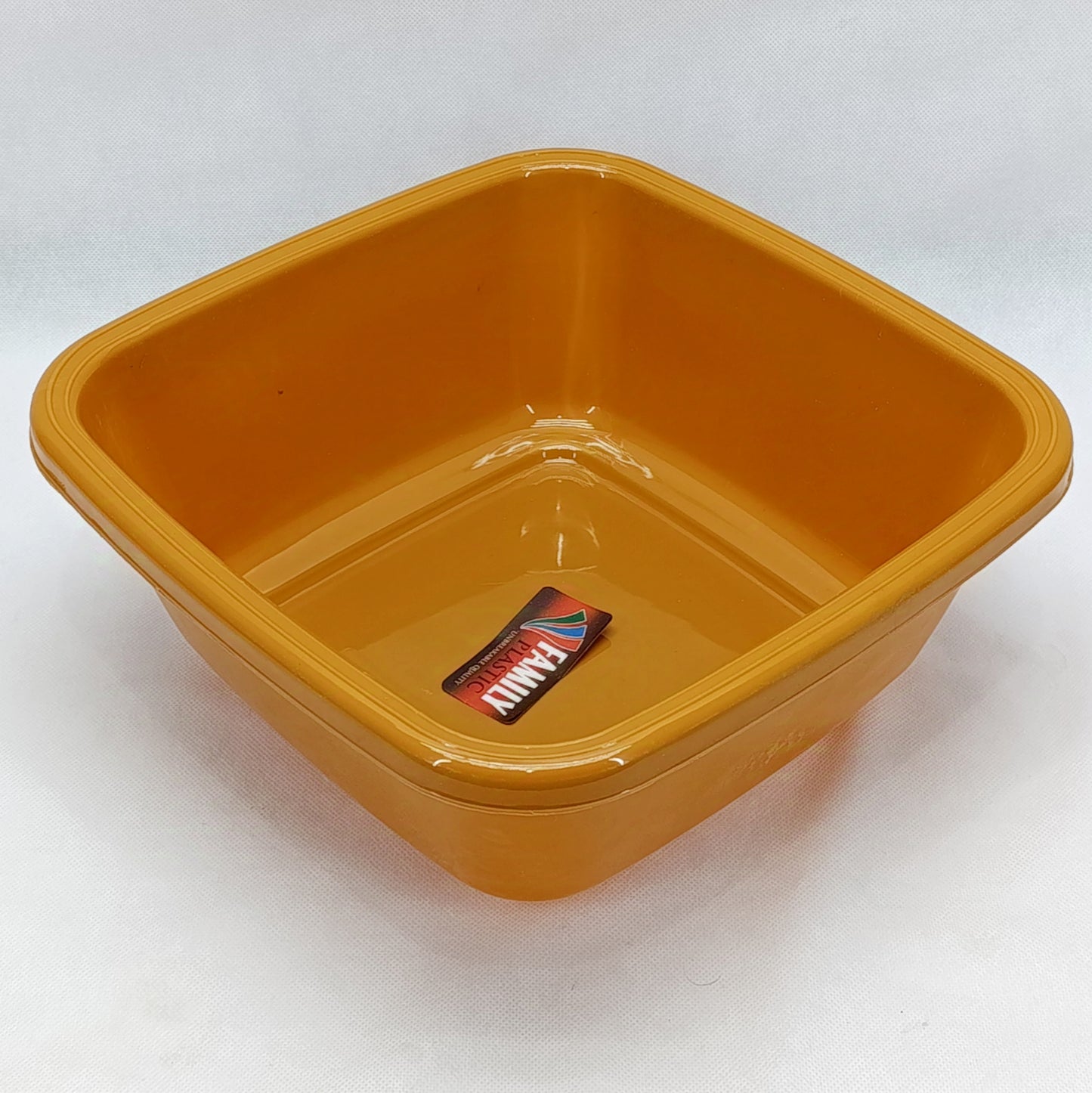 Opaque Square Shape 10L Plastic 14 inches Tub Small-Size ( Random Colors Will Be Sent )