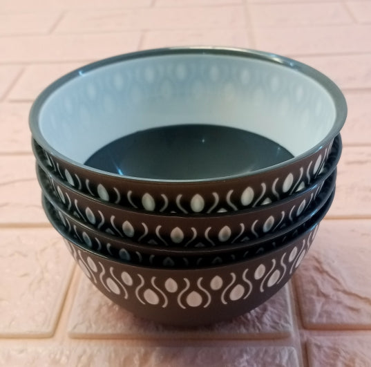 Maxware Pack of 4pcs Small Size Plastic Piyali Bowl Set