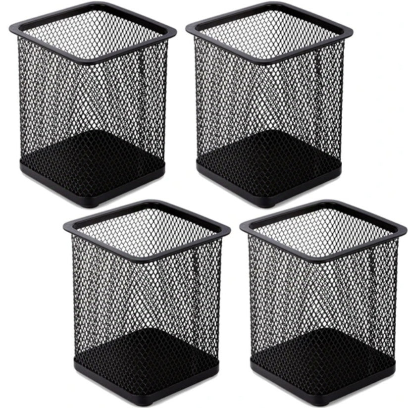 Metal Net office or Cutlery & Multi-Purpose Square shape Stand or Holder