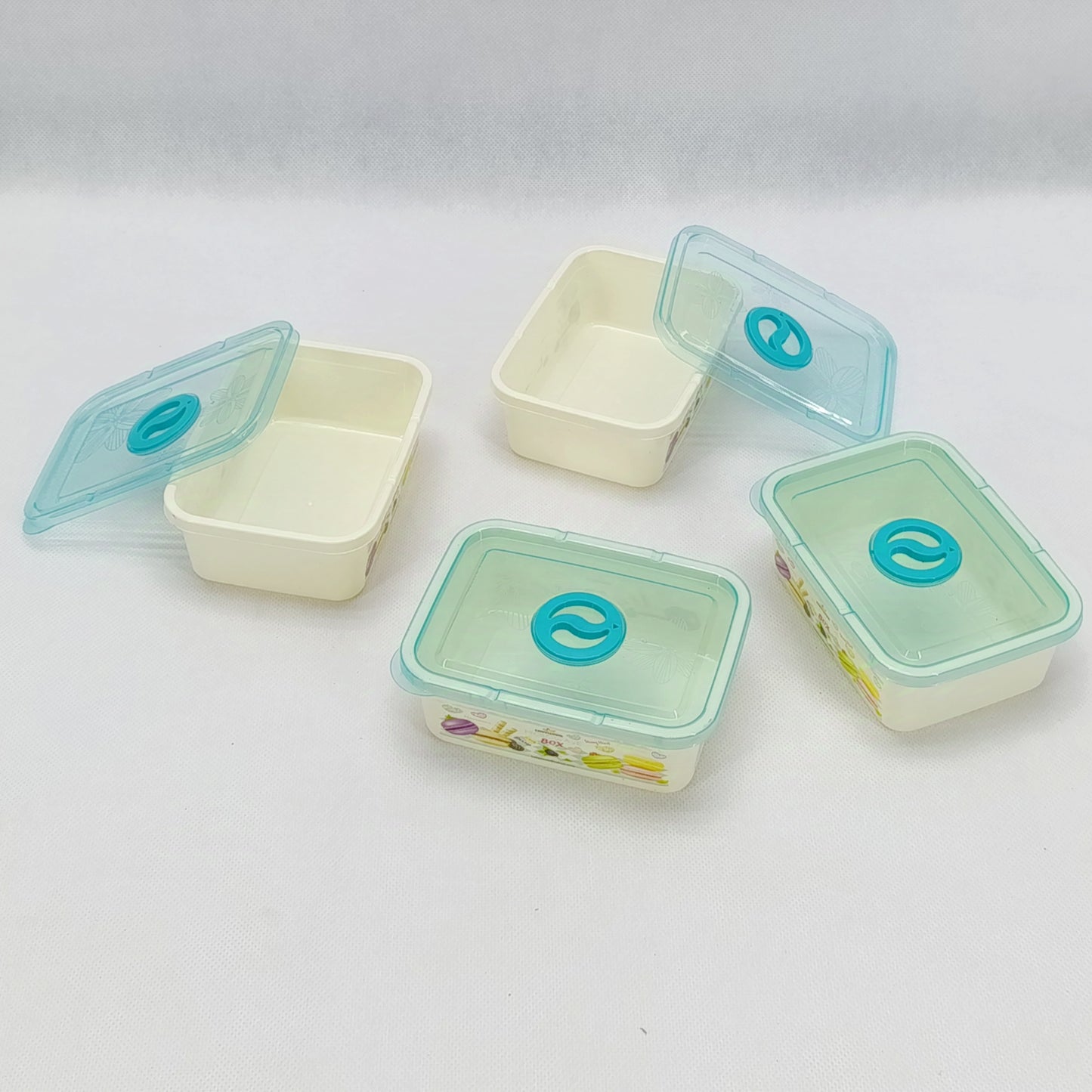 4pcs Easyware Microwave Plastic Small-Size Bowl Set ( Random Colors Will be sent)