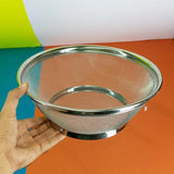 Stainless Steel Fine Mesh Net Small-Size Drain Rice Wash Basket
