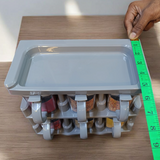 Brite Plastic Masala & Spices Storage Rack With Spoons (Random Colors Will be sent)