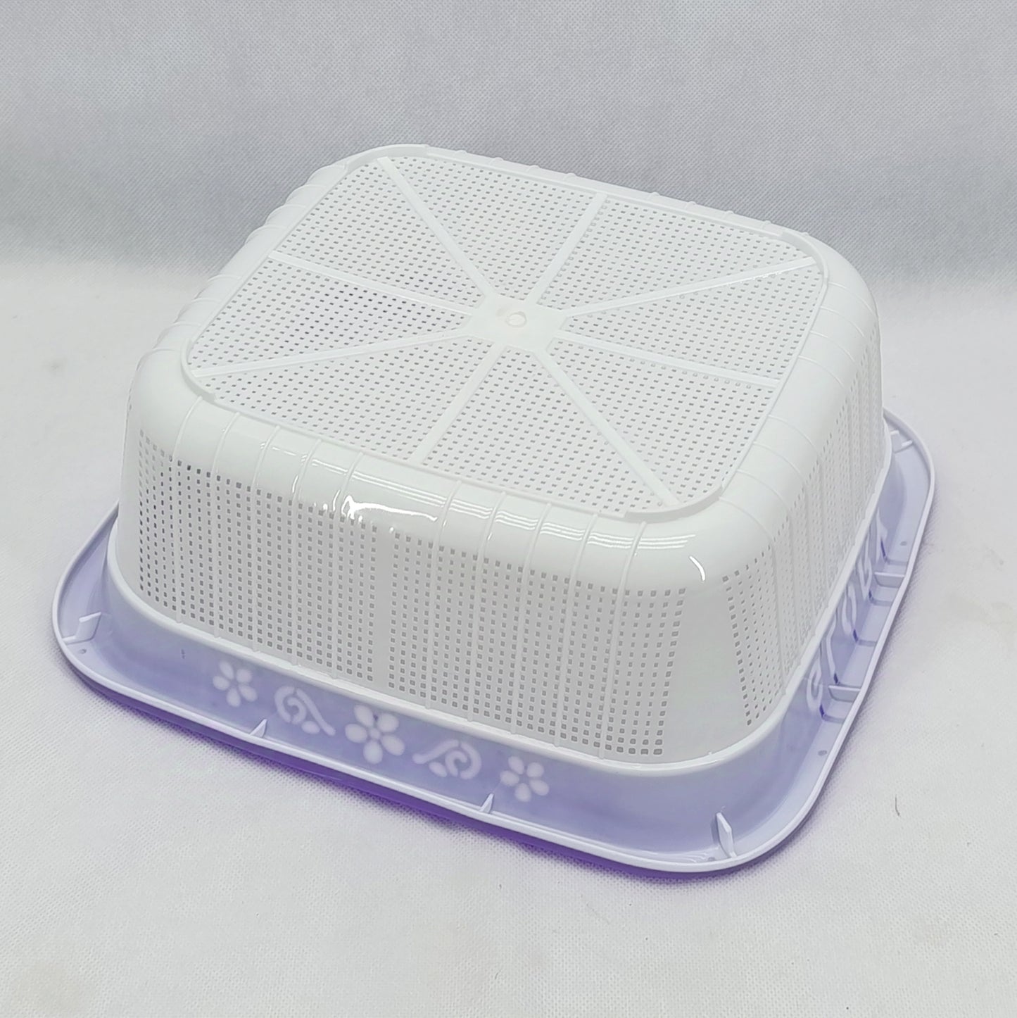 Omega Glory Large Size Drain Plastic Basket (Random Colors Will be Sent)