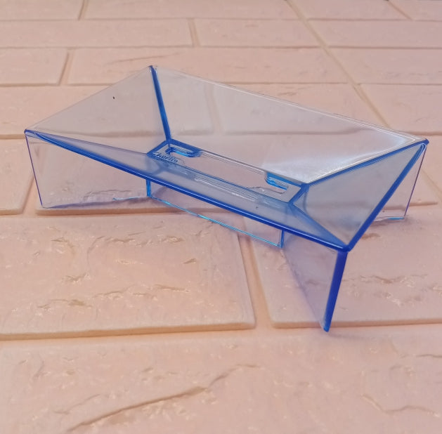 Charlie Acrylic Plastic Soap Dish ( Random Colors Will Be Sent )