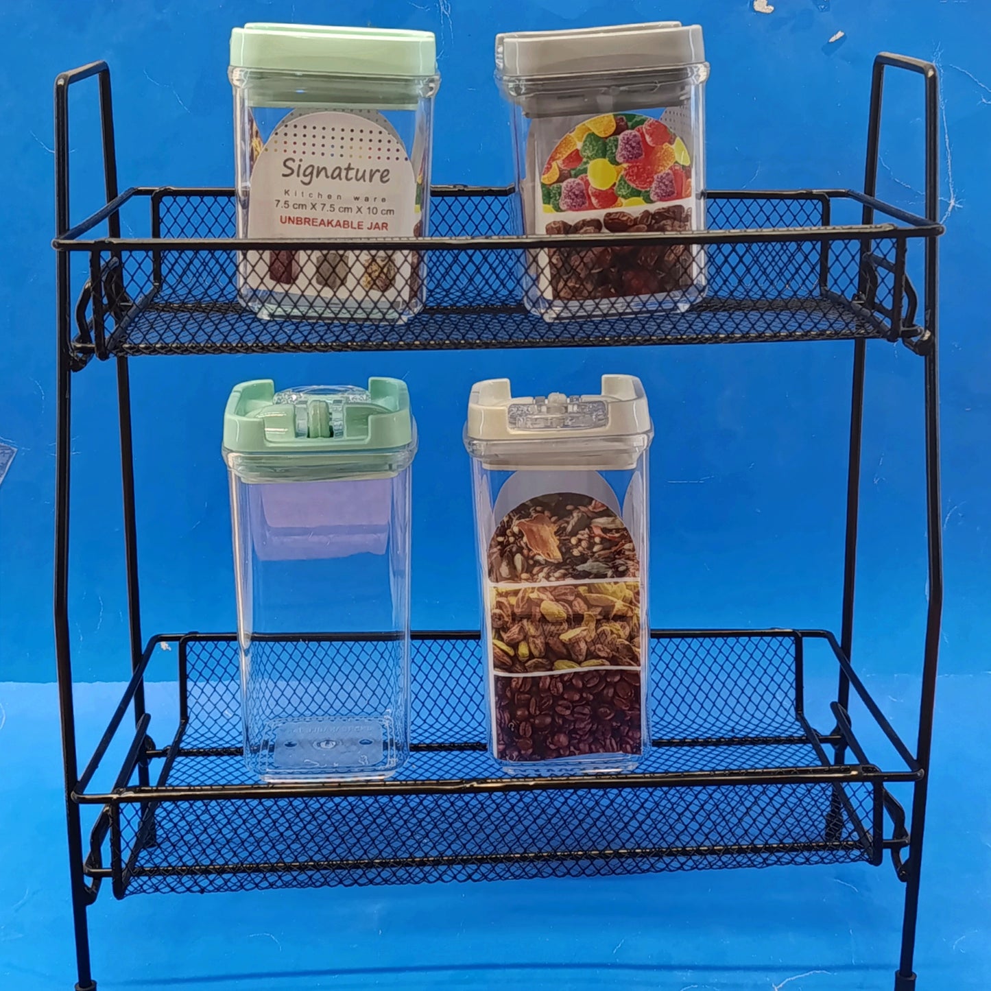 Metal Small Size Rack For Kitchen, Office Or Bathroom
