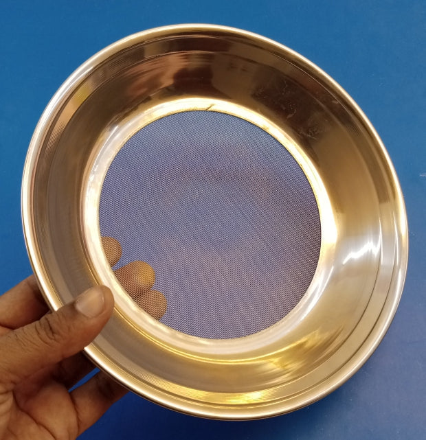 Stainless steel Round Medium-Size Flour Strainer Channi