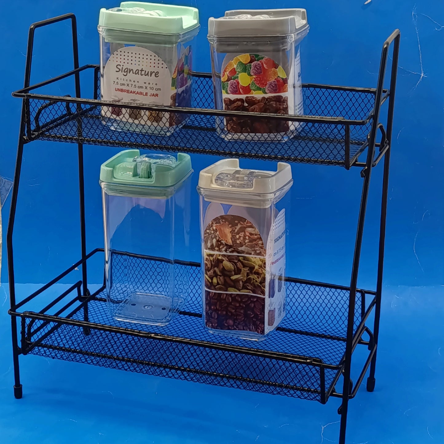 Metal Small Size Rack For Kitchen, Office Or Bathroom