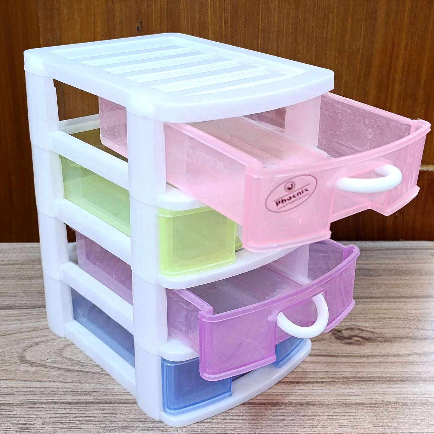 Phoenix Multi-Color 4-Step Jewelry & Stationary Storage Drawer