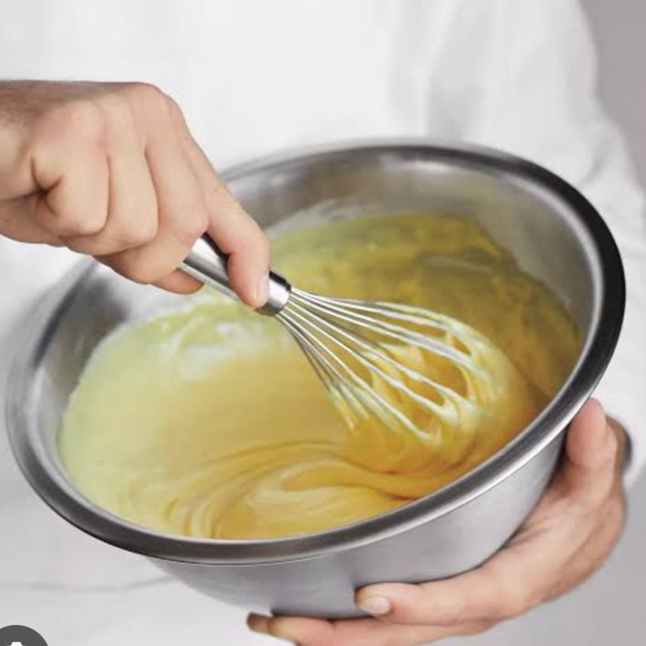 Stainless Steel Egg Beater ( Random Colors Will be sent)