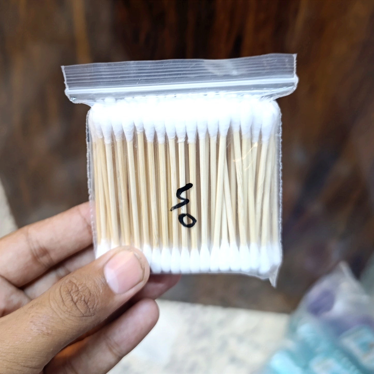 Wooden Ear Buds Pack Of 100Pcs