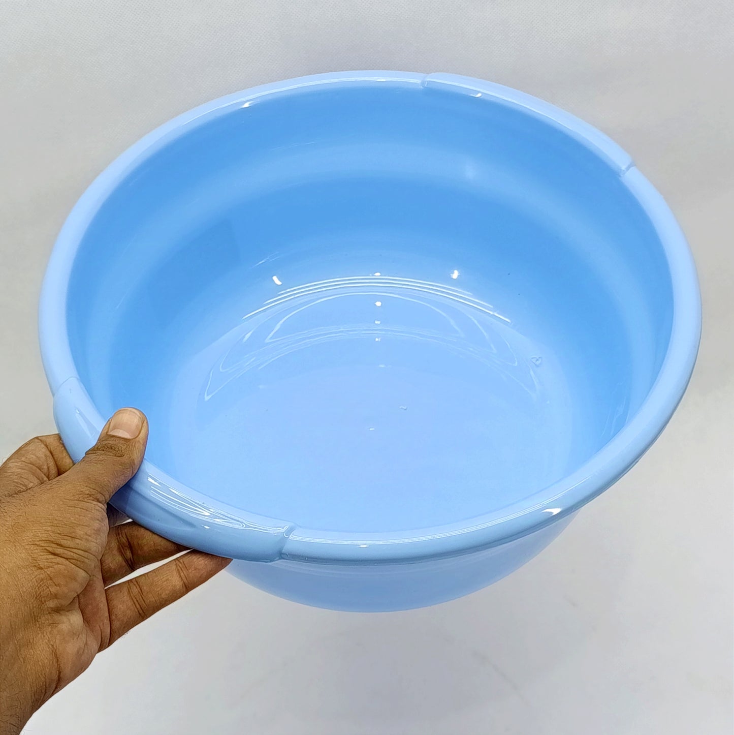 Opaque Small-Size Plastic 12 inches Tub ( Random Colors Will Be Sent )