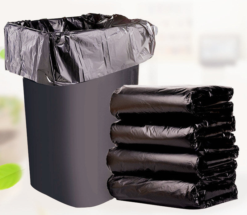 Disposable 1kg-Pack Black Garbage Bags Shopper( 24 X 36 inches ) Approx ( 15 To 17pcs )