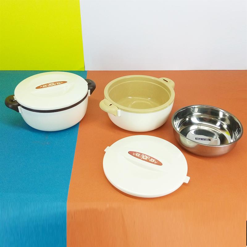 Appollo Chef 4000ml Large-Size Stainless Steel Roti Hot-pot ( Random Color )