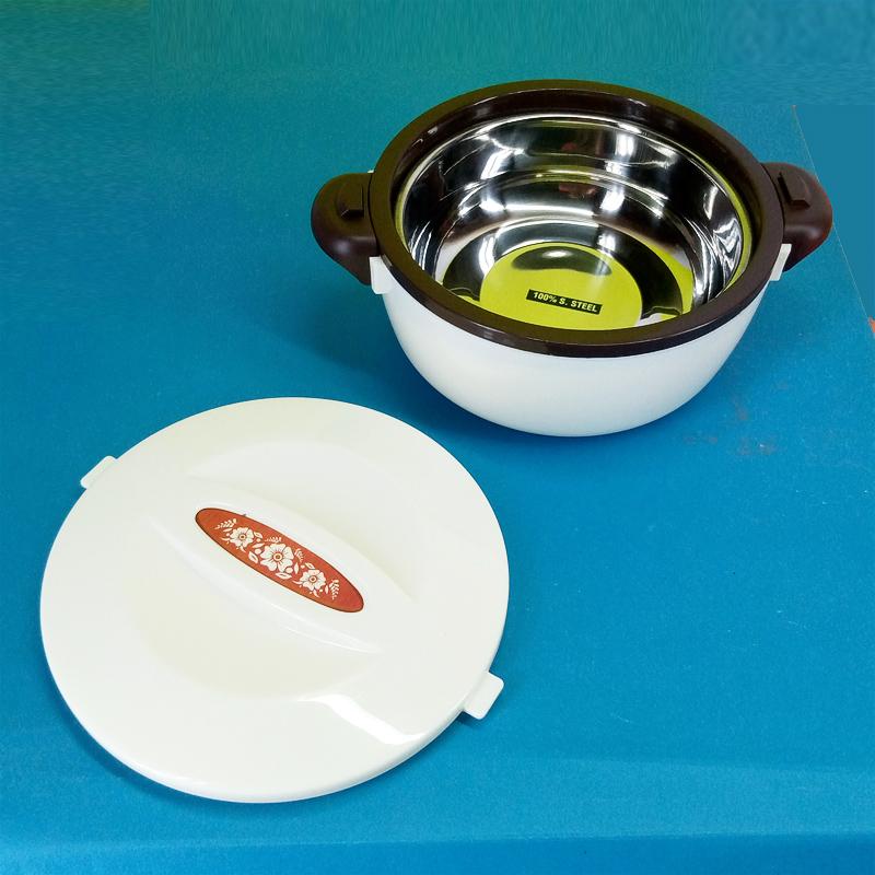 Appollo Chef 4000ml Large-Size Stainless Steel Roti Hot-pot ( Random Color )