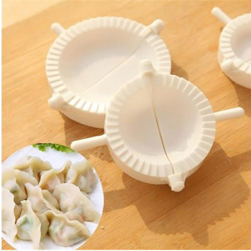 Pack Of 3pcs Plastic Dumpling Momo & Samosa Making Mold