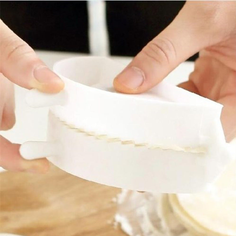 Pack Of 3pcs Plastic Dumpling Momo & Samosa Making Mold