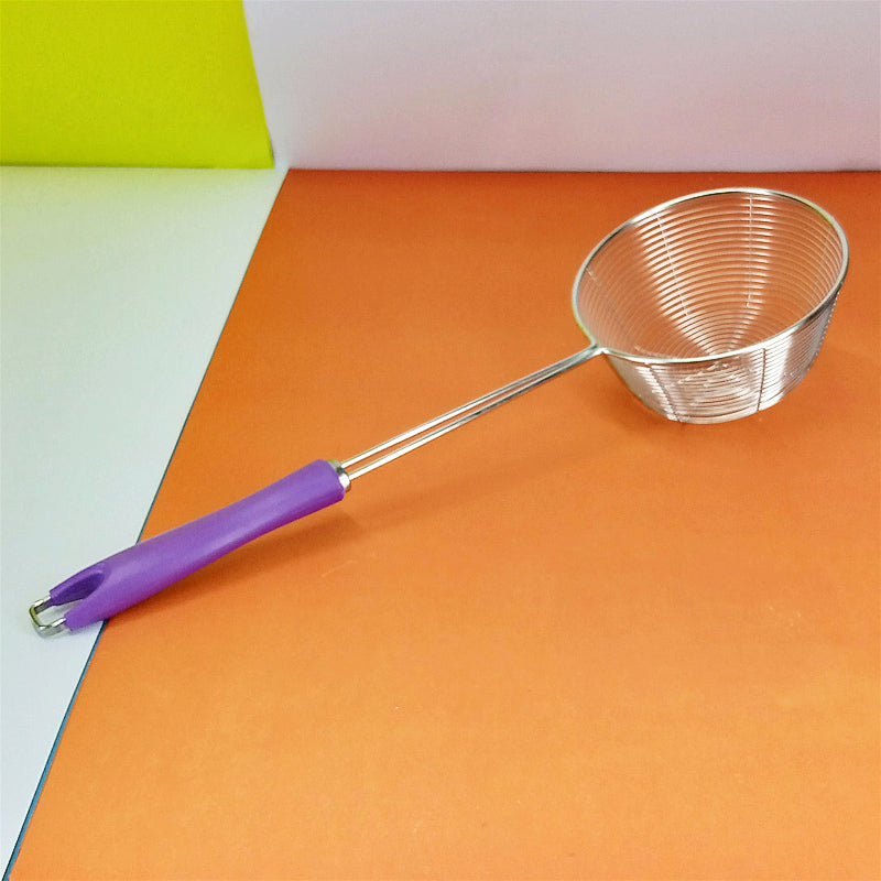 Heavy Duty Stainless Steel 7-inches Strainer Deep Frying Jali ( Large Size )