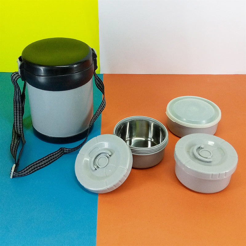 Appollo MAc Medium Size Tiffin Box For One Person Serving ( Random Colors Will Be Sent )