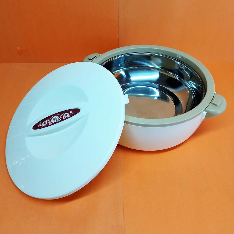 Appollo Chef 4000ml Large-Size Stainless Steel Roti Hot-pot ( Random Color )