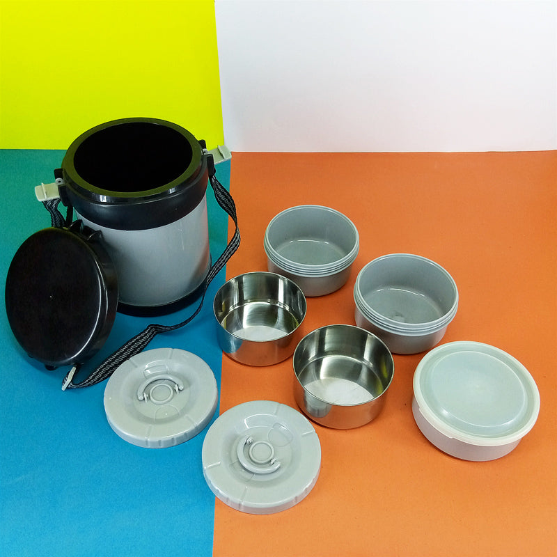 Appollo MAc Medium Size Tiffin Box For One Person Serving ( Random Colors Will Be Sent )