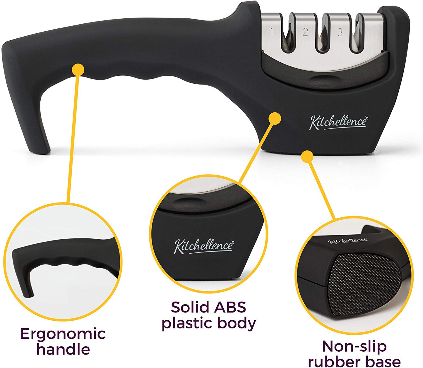 3-Stage Ceramic Heavy Duty Knife Sharpener