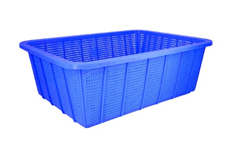 Appollo Small Size Plastic Storage Rainbow Basket ( Random Colors )