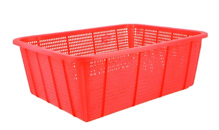 Appollo Small Size Plastic Storage Rainbow Basket ( Random Colors )