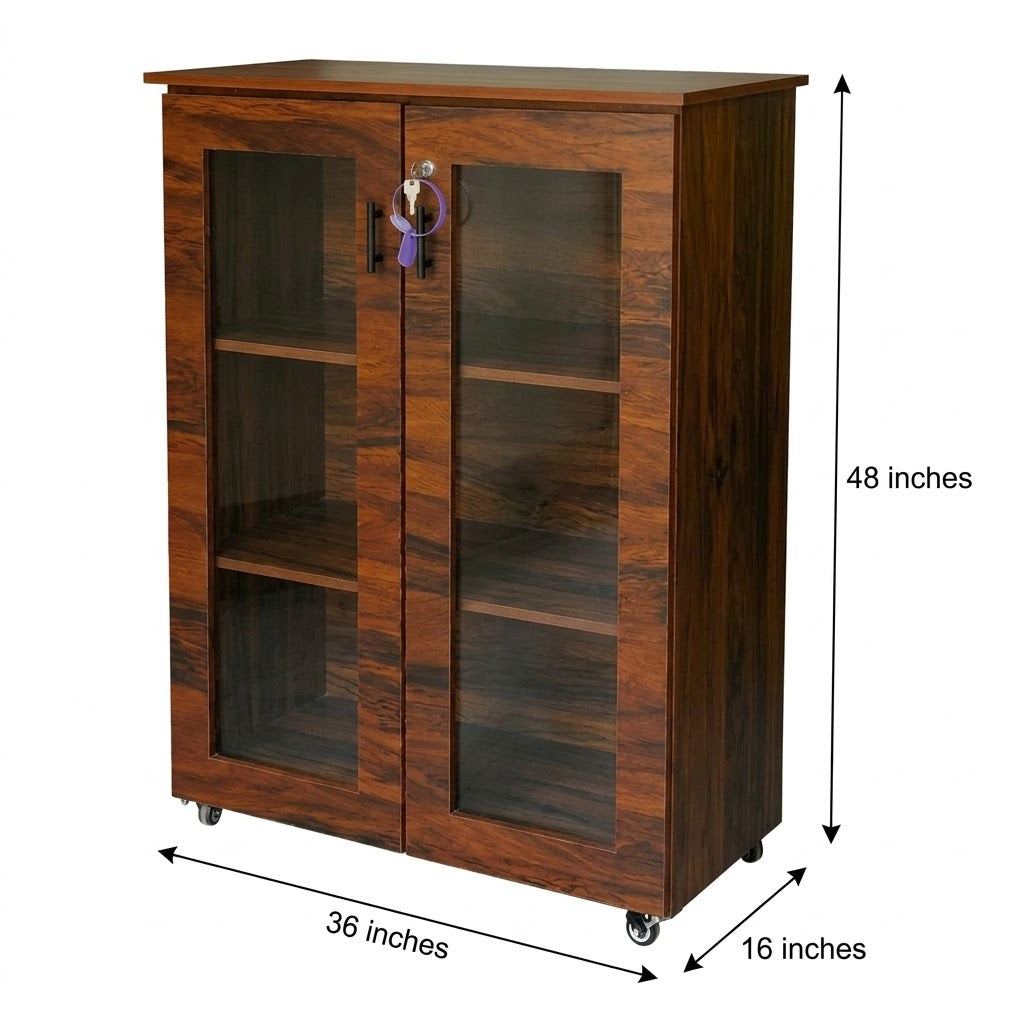 Movable Wheels Storage Cupboard Rack Divider