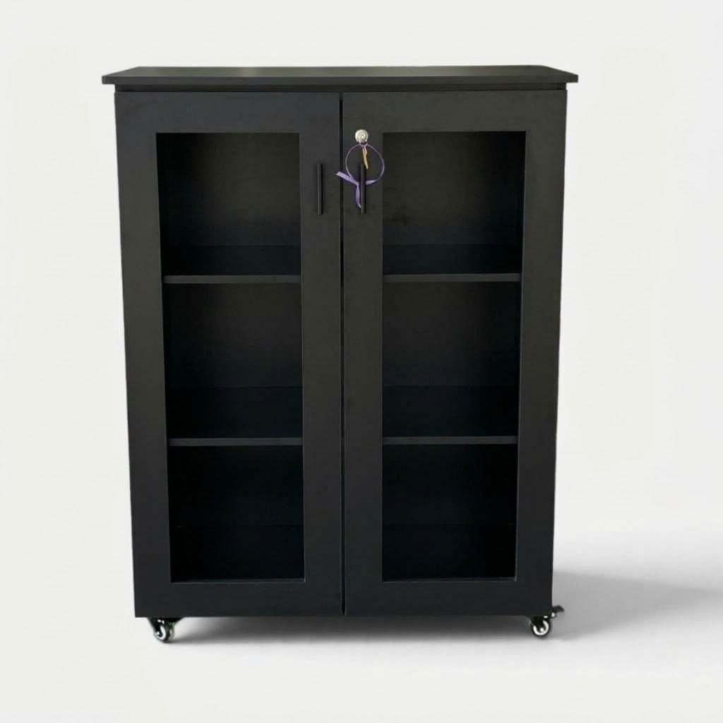 Movable Wheels Storage Cupboard Rack Divider