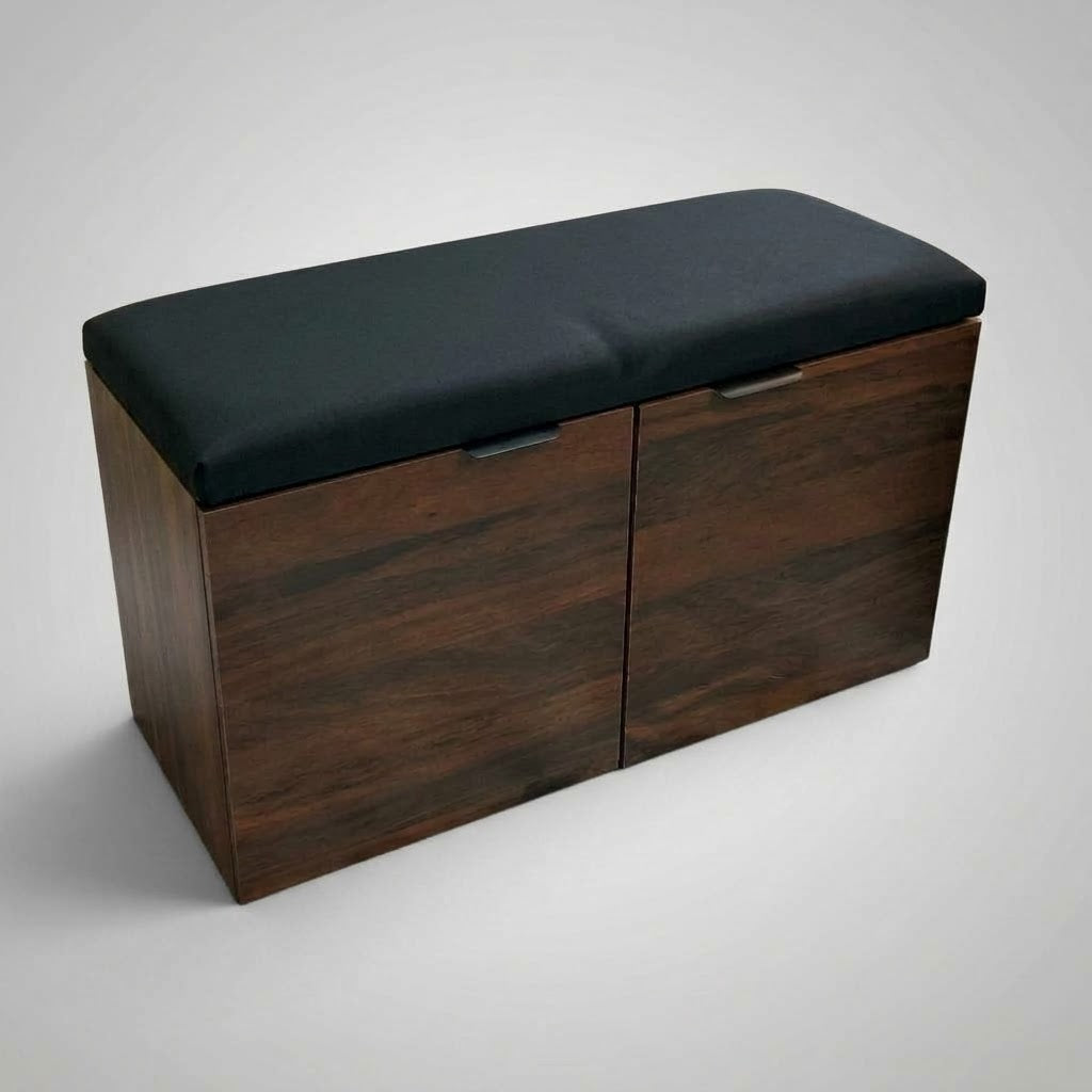 2-In-1 Stool Ottoman & Shoes Organizer