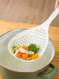 Plastic Sphagetti , Pasta & Multi-Purpose Use Strainer Serving Spoon Colander ( White Color )