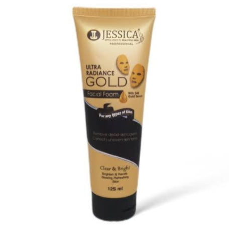 Jessica Ultra Radiance Gold 125ml Face Wash Facial Foam